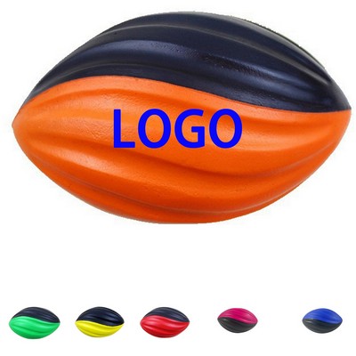 Spiral Foam Football Stress Reliever