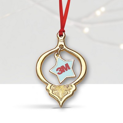 Dangler Ornament-Ball (2.25"x1.75")