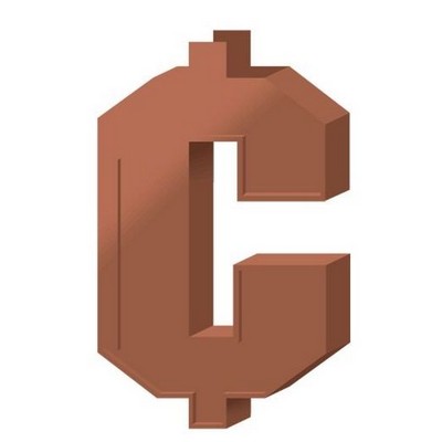 Cent Sign Maxi Magnet (10 Square Inch)