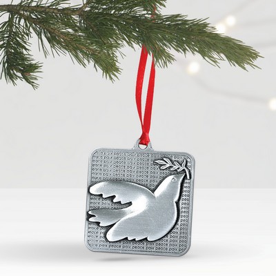 Peace Dove Ornament (1.75" x 1.75")