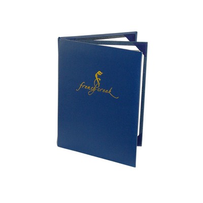 Kensington Triple Booklet/4 View Menu Cover (Holds FOUR 4 1/4"x11" Inserts)