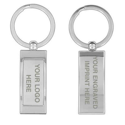 Rectangular shape keychain (Overseas Production)