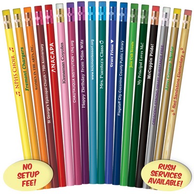 Golf Green Painted Pencils