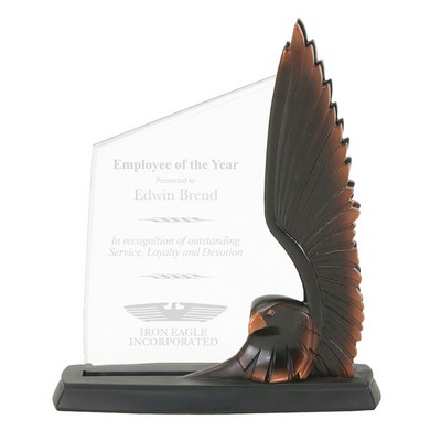 10 1/4" Eagle Frame for Clear Acrylic Panel