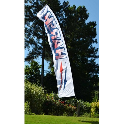 Wing Flag 14' "Banner" Kit, Single Reverse Print