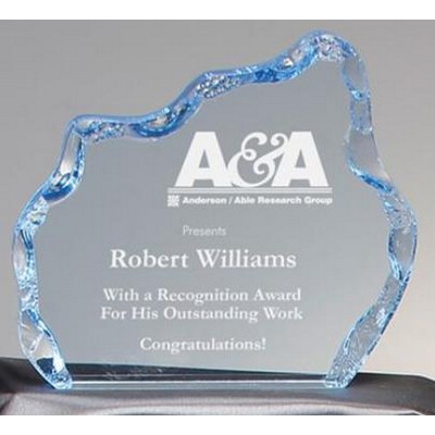 Iceberg Acrylic Award - Blue - 5-1/2"