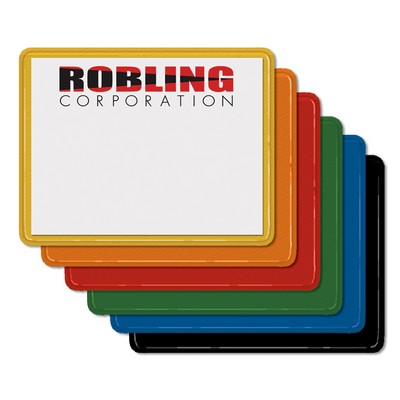Colored Border I.D. Name Card Holder (4" x 3") w/ Neck Cord