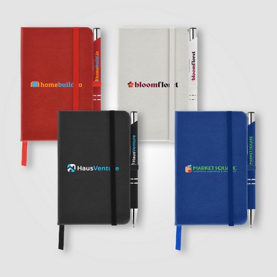Miller Notebook & Tres-Chic Softy Pen Gift Set - Full-Color Inkjet