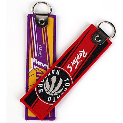 Woven Tag Keychain