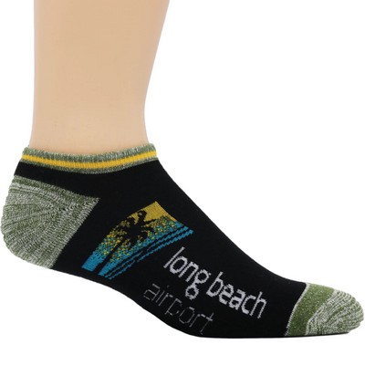 Imported Woven Cool Max No Show Sock