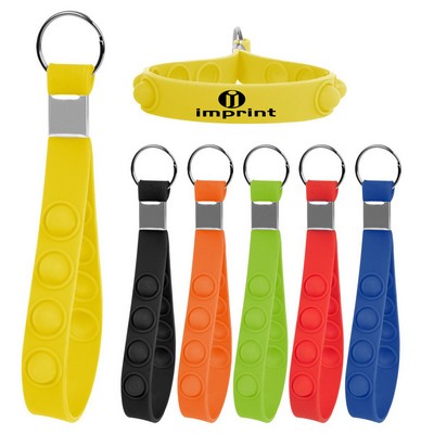 Push Pop Stress Reliever Keychain