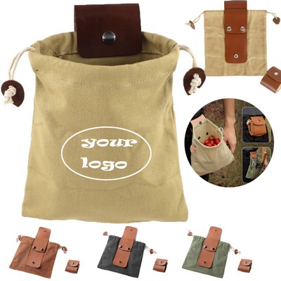 Waist-Mounted Foraging Bag
