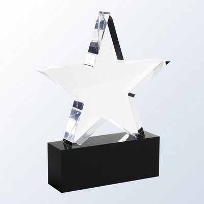 Super Star Acrylic Award, 6" H