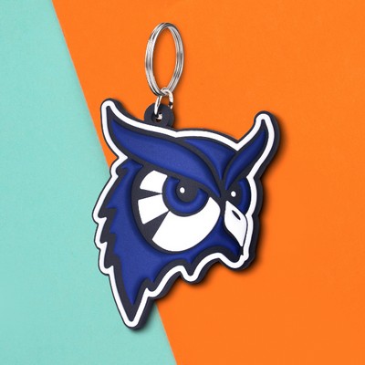 2.75" Custom 3D PVC Keychain