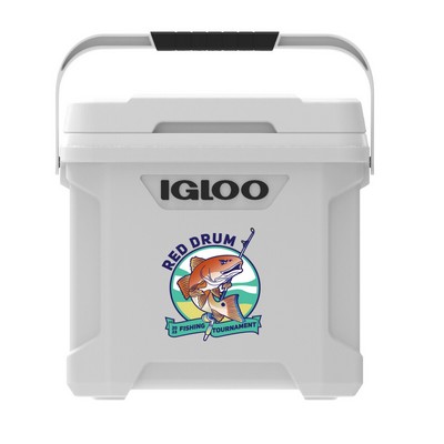 30 Qt. Igloo® Latitude Marine Ultra Cooler (White/Moonscape Gray)