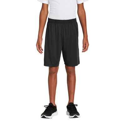 Sport-Tek Youth PosiCharge Competitor Pocketed Short