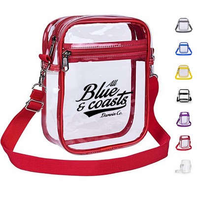 Versatile Clear Stadium Crossbody Bag