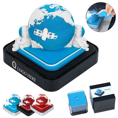 3D Tear-Away Memo Globe Calendar