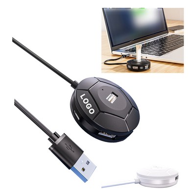 4-Port ABS USB Hub