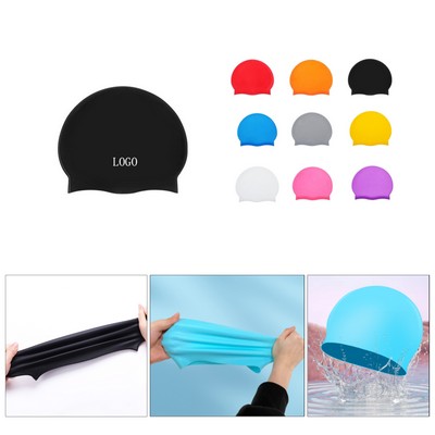 Silicone Unisex Swim Cap
