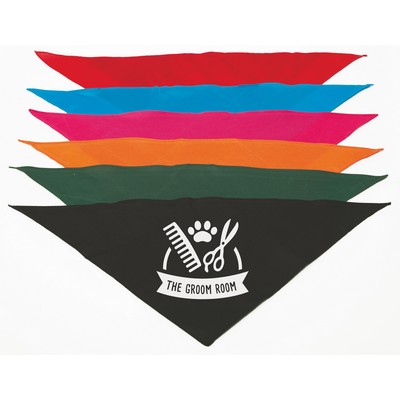 Personalized Small Purple Triangle Pet Bandana