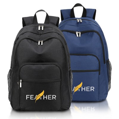 Chicago 600D Dual-Layer Laptop Backpack