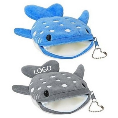 Plush Whale Shark Coin Purse