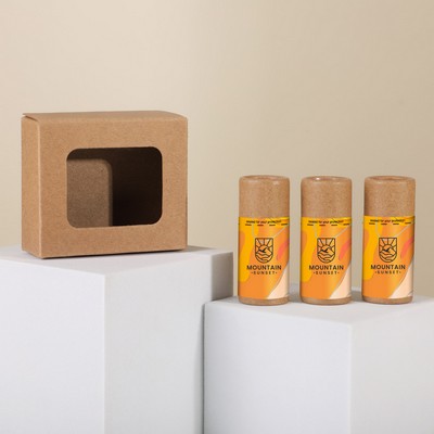 Pucker Pack: Mini Kraft Lip Moisturizer 3 Pack