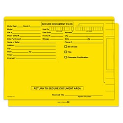 FileRight™ Yellow Color Code Deal Jacket Folder