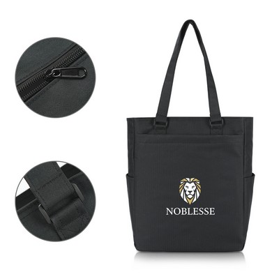 Professional Herringbone Executive Tote