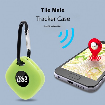 Silicone Case for Tile Mate Tracker with Keychain