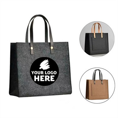 Chic Felt Tote Bag