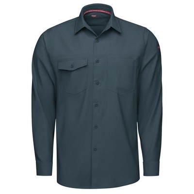 Red Kap Men's Cooling Long Sleeve Work Shirt - TSM4