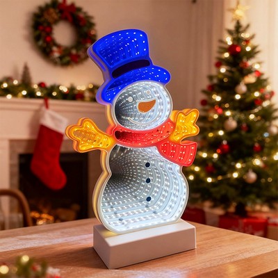 Custom Snowman Infinity Neon Sign