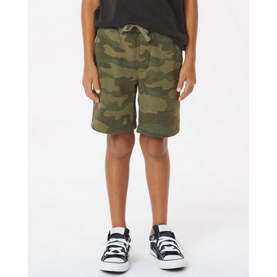 Independent Trading Co. Youth Lightweight Special Blend Fleece Shorts - PRM16SRT