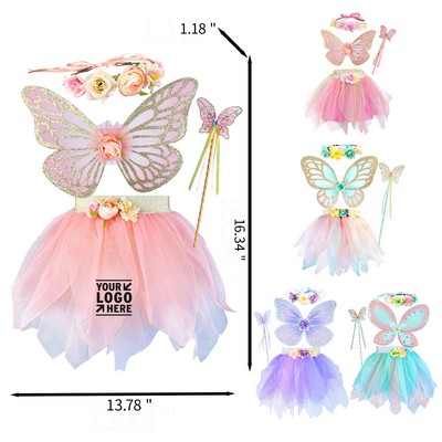 Girls Fairy Costume Set