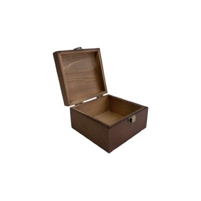 Wooden Gift Box 4.75 X 4.75 X 2.75"