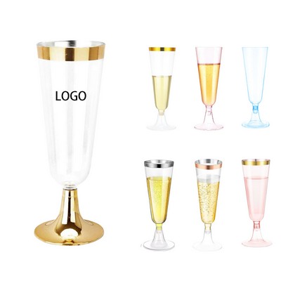 5oz Disposable Plastic Wine Goblet