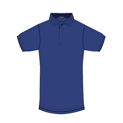 Greyson Crowley Polo - Royal Blue/Varsity Red