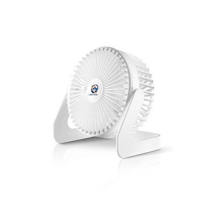 USB Desk Fan with 360° Rotation