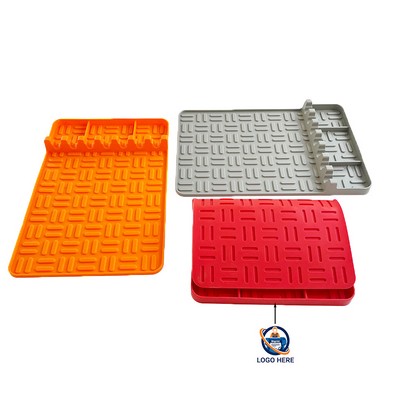 Non-Slip Silicone Cooking Station Organizer Mat
