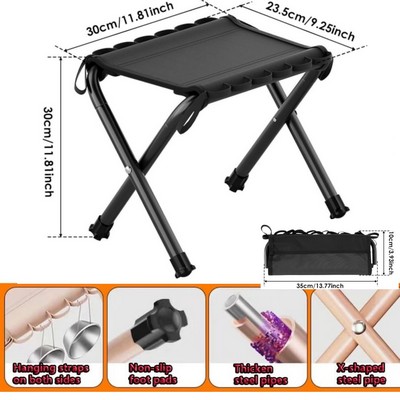 Heavy Duty Portable Foldable Camping Stool