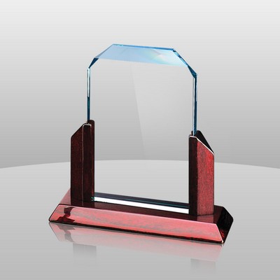 Blue Achievement Award (9"x9"x3")
