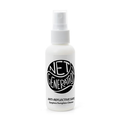 2 Fluid Oz. Bottle Opper Optics™ Eyeglass Cleaner - 1 Color on White Label
