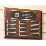 Dark Walnut 12 Month Perpetual Plaque