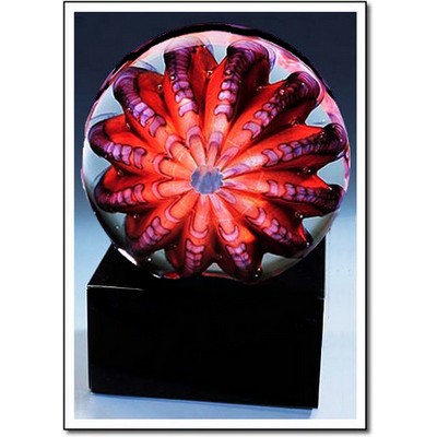 Calypso Sea Urchin Sculpture w/ Marble Base (4.25"x6")