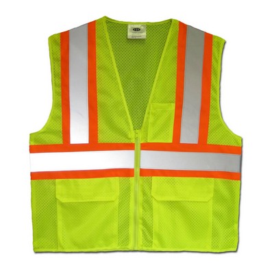 Deluxe DOT ANSI Class 2 Mesh Safety Vest