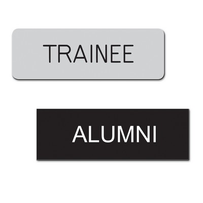Sparta Plastic Name Badge (1"x3")