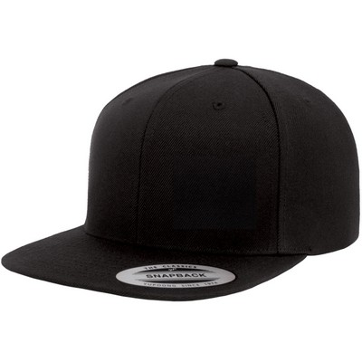 Yupoong® YP Classics™ Premium Flat Bill Snapback Cap (Embroidered)