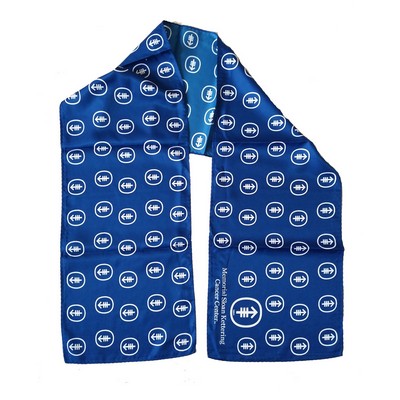 Polyester Printed Scarf, 10 X 57"